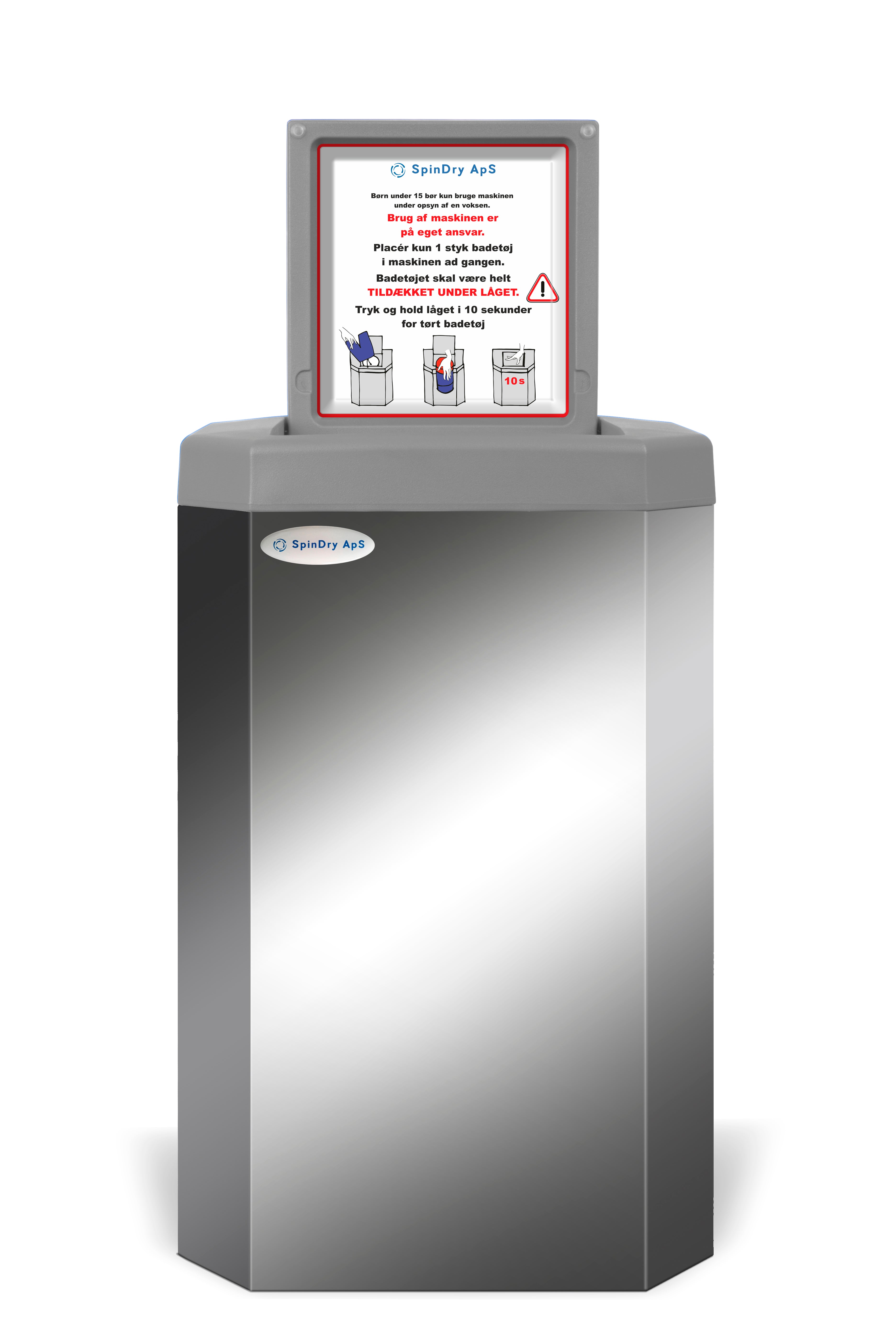 SpinDry-centrifug - rostfritt stål